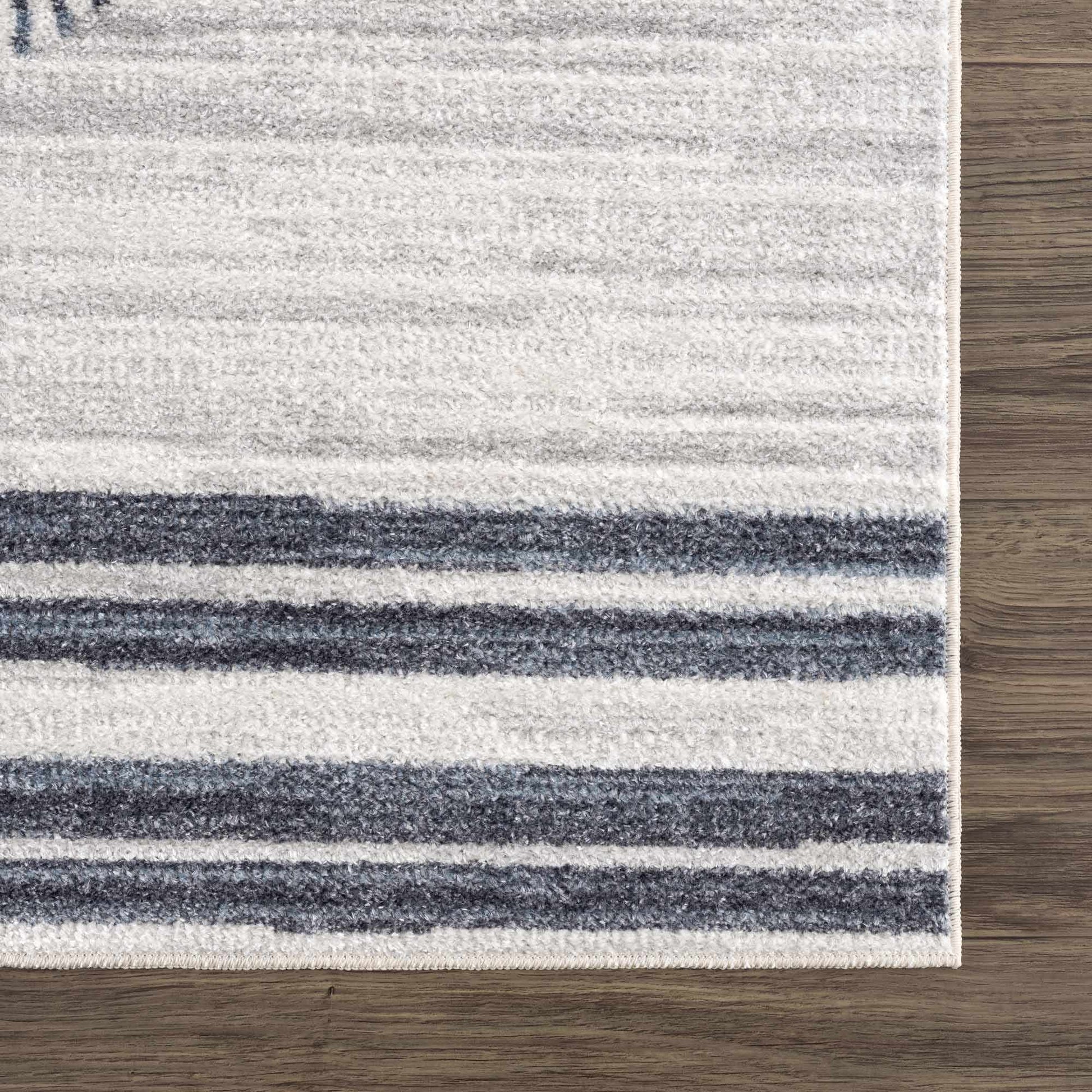 Thad Medium Gray Washable Area Rug