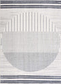 Thad Medium Gray Washable Area Rug