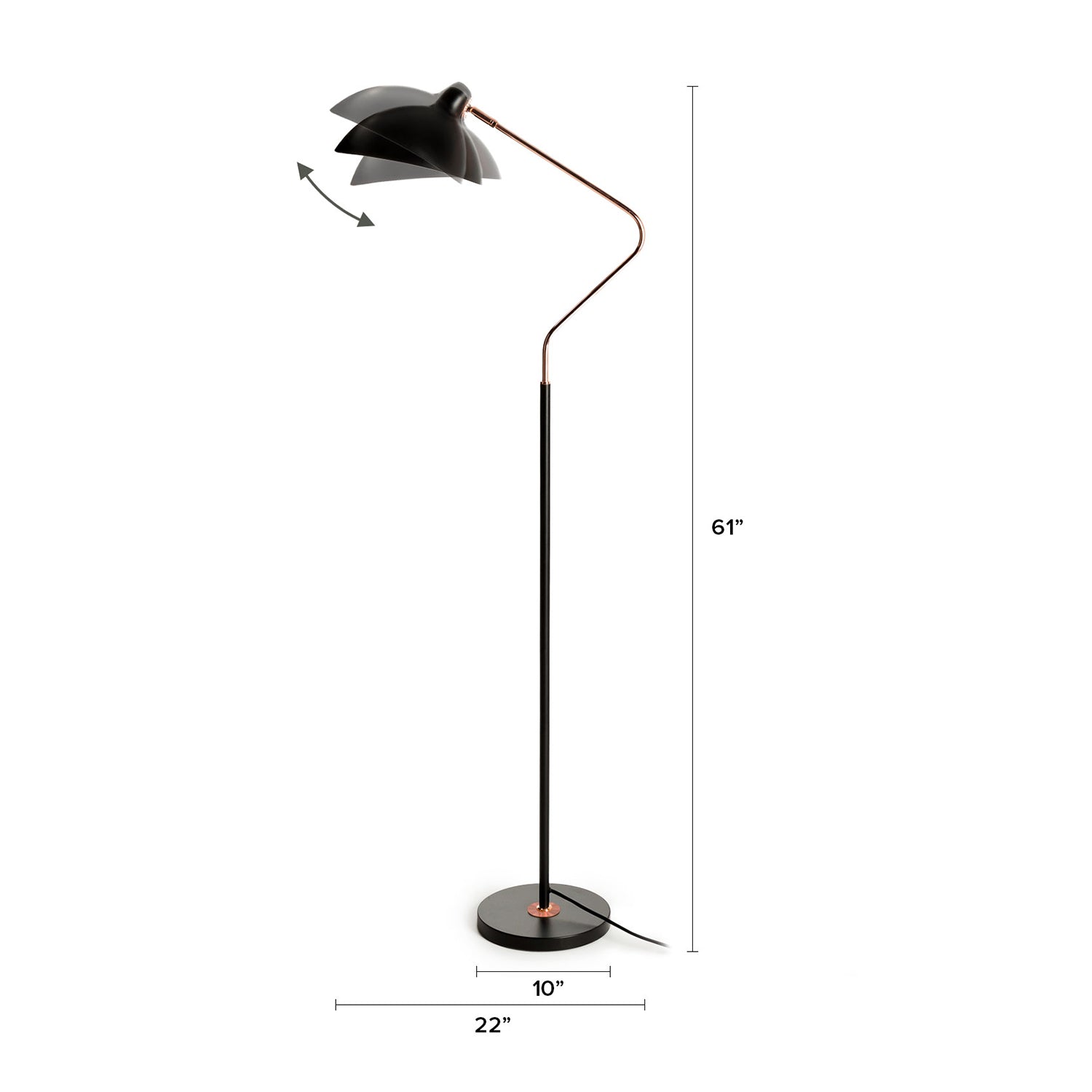Leap Floor Lamp - Black
