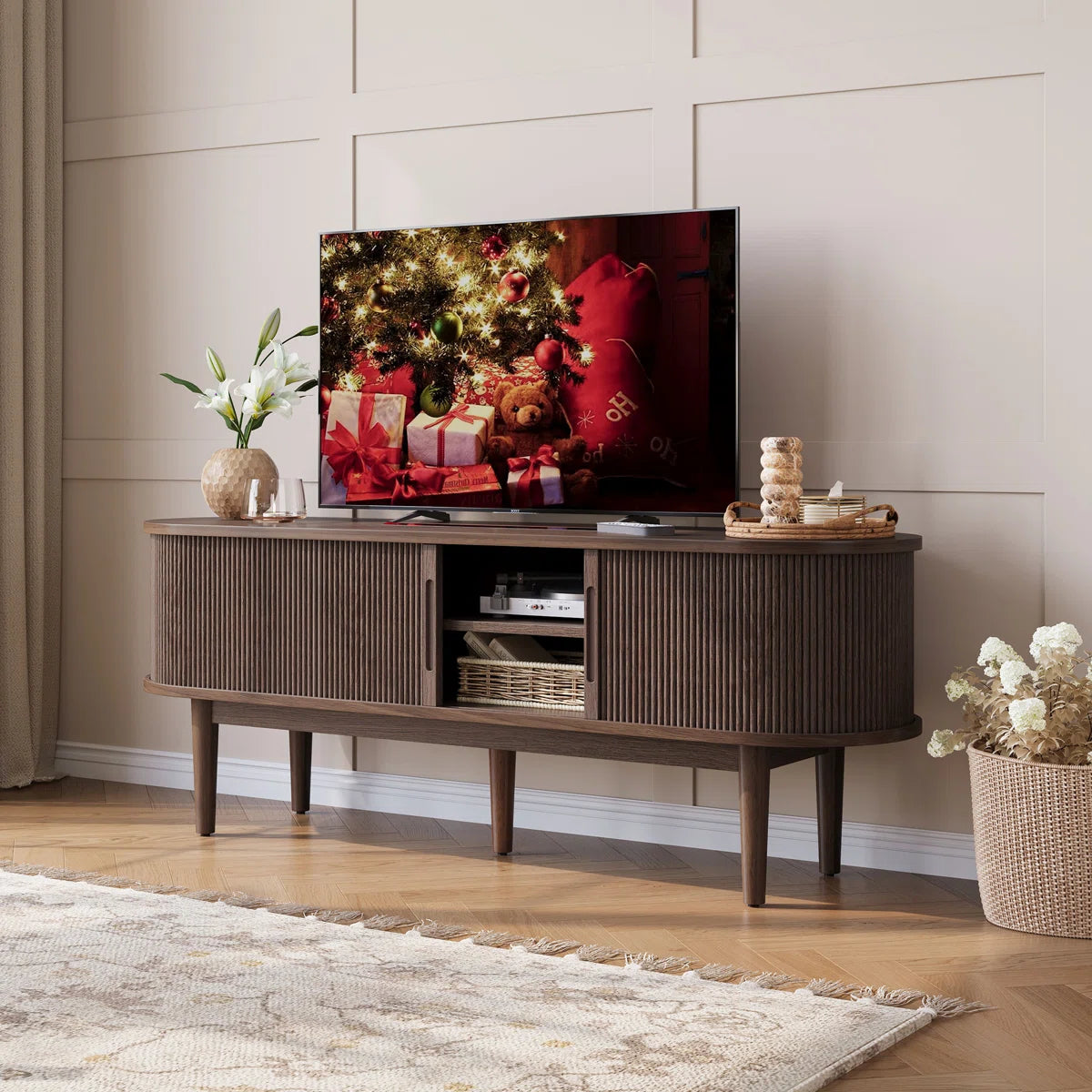 Leathia TV Stand For Tvs Up To 65"