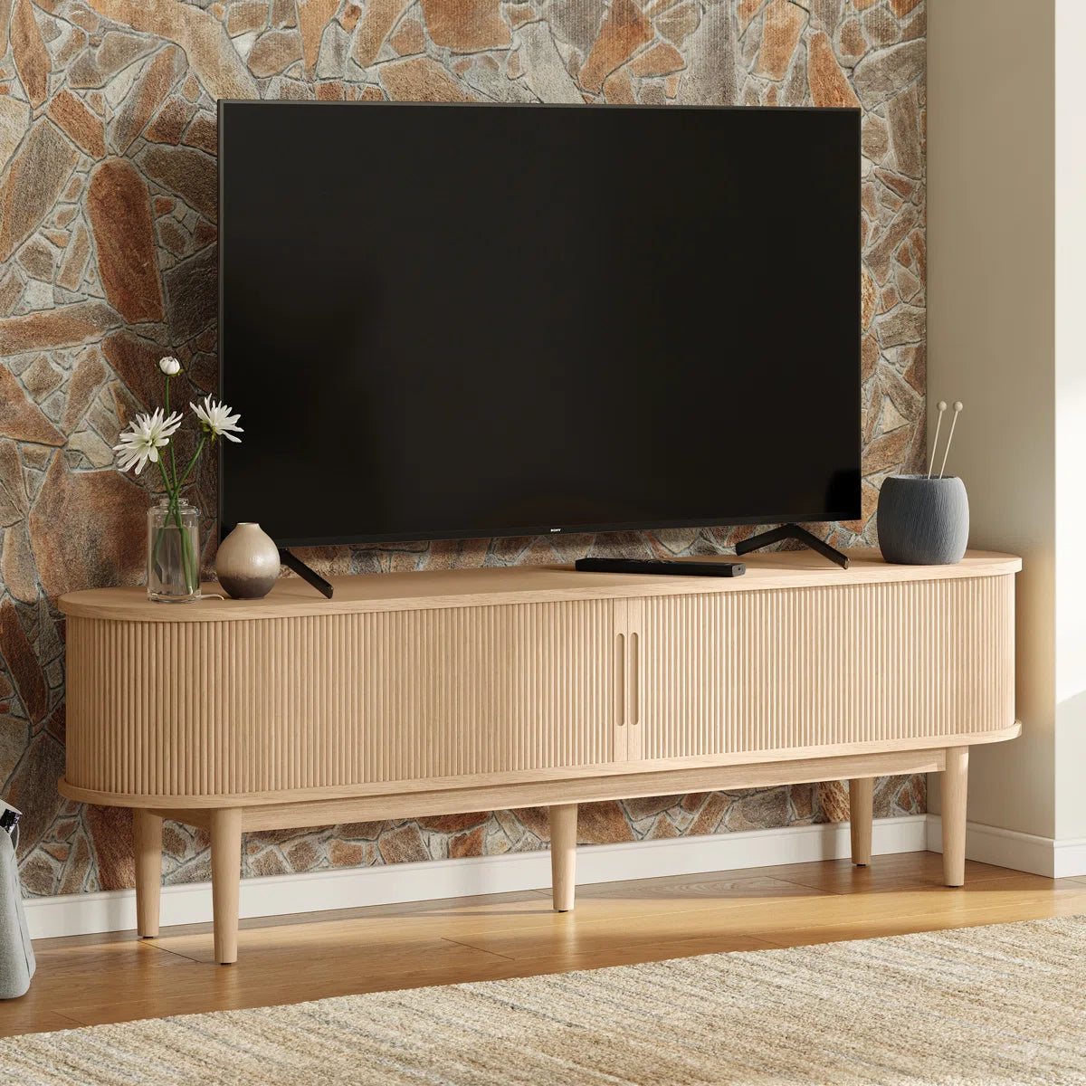 Leathia TV Stand For Tvs Up To 65"