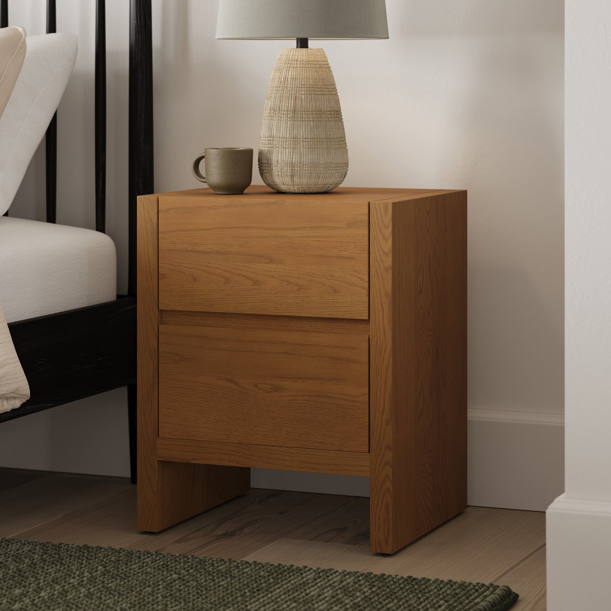 Leif 2-Drawer Nightstand