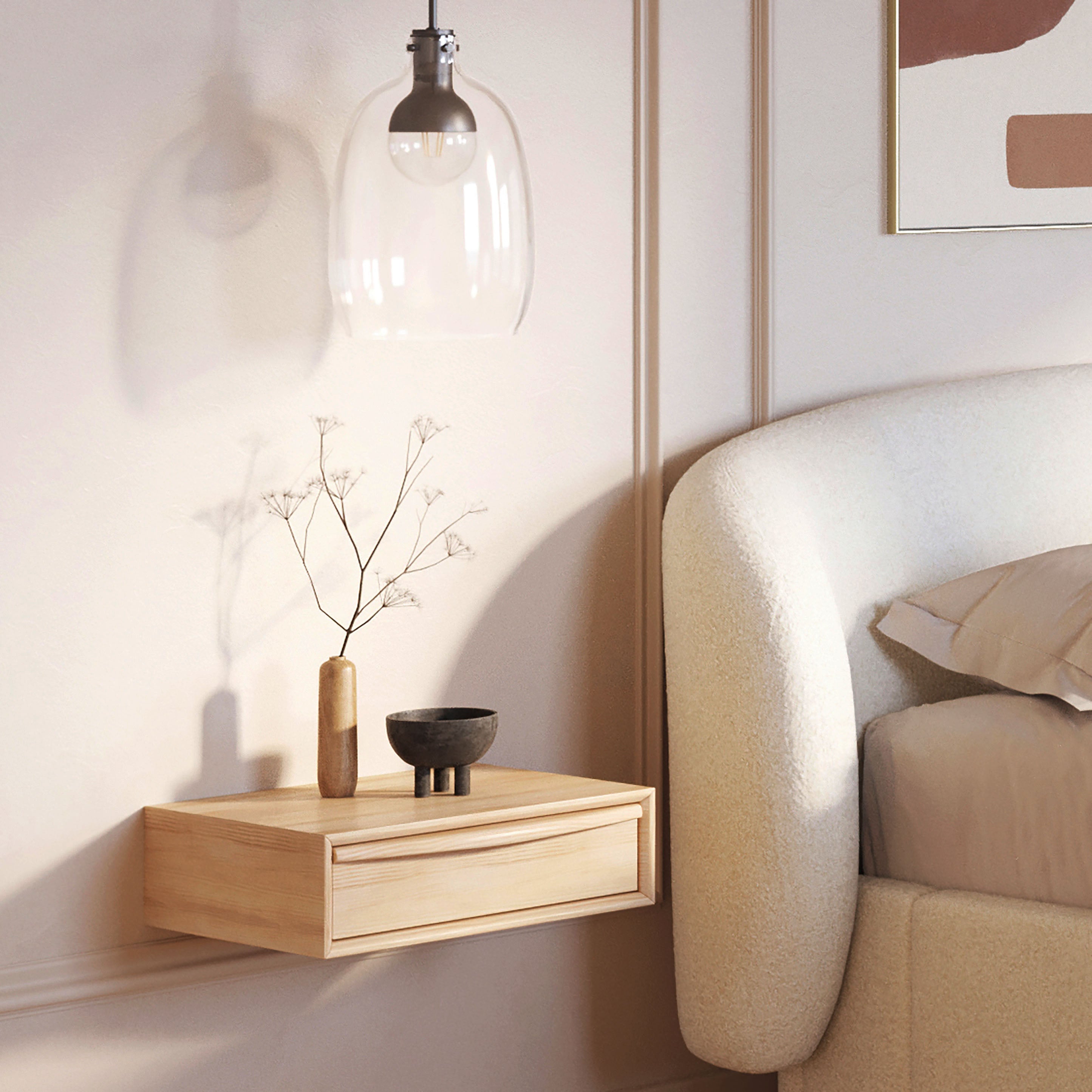 Lenia 2-Drawer Nightstand