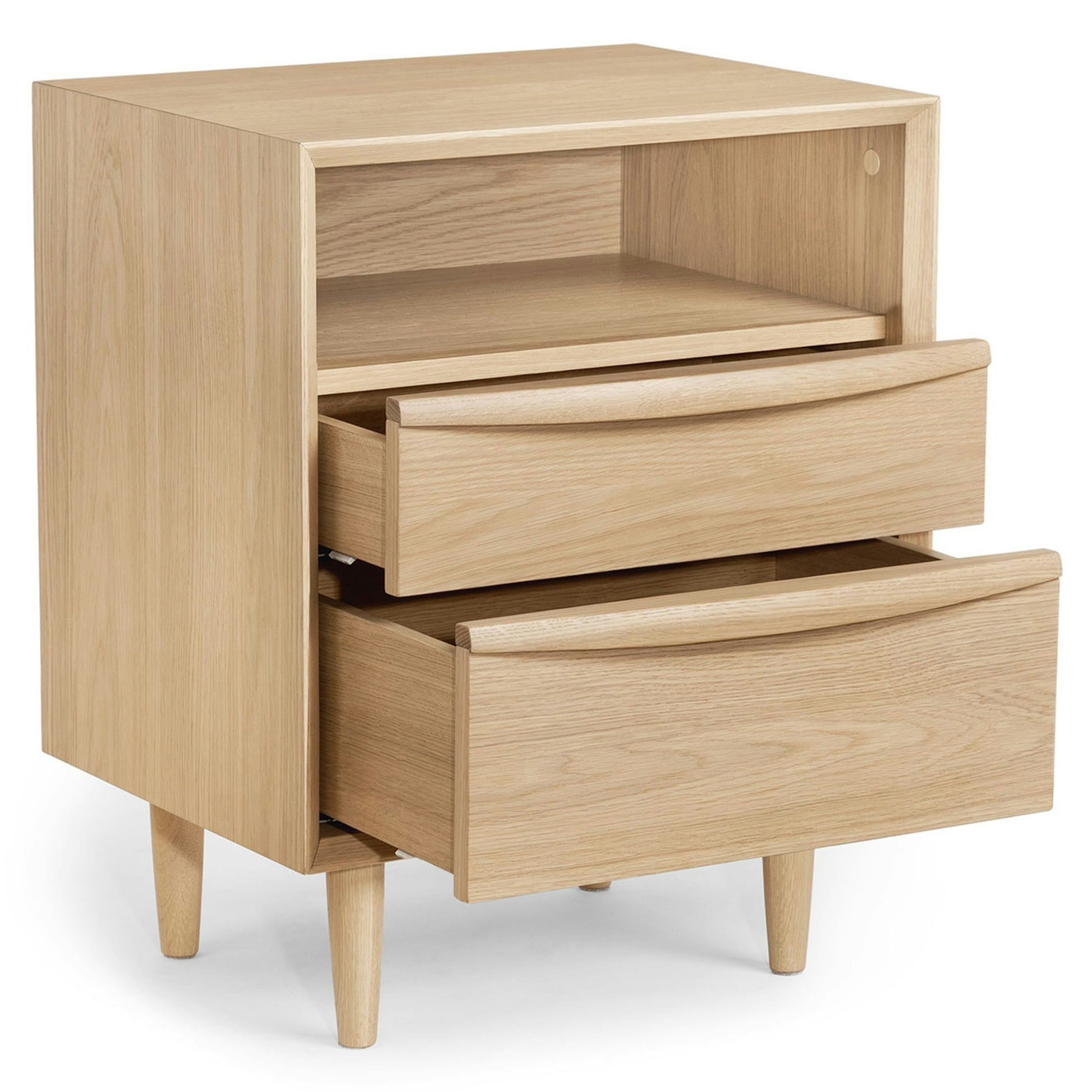 Lenia 2-Drawer Nightstand