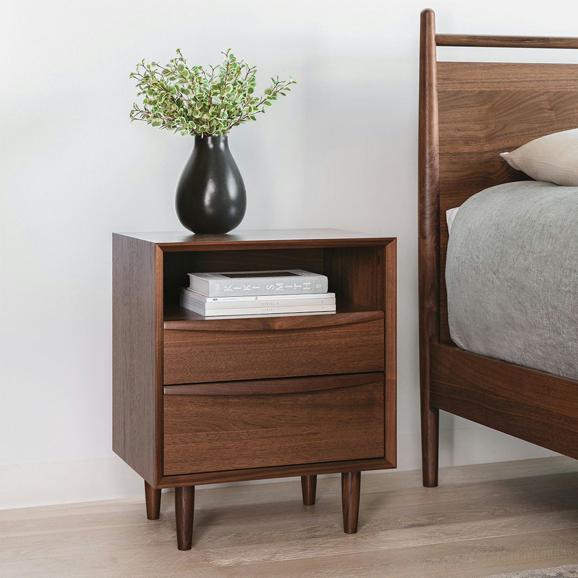 Lenia 2-Drawer Nightstand