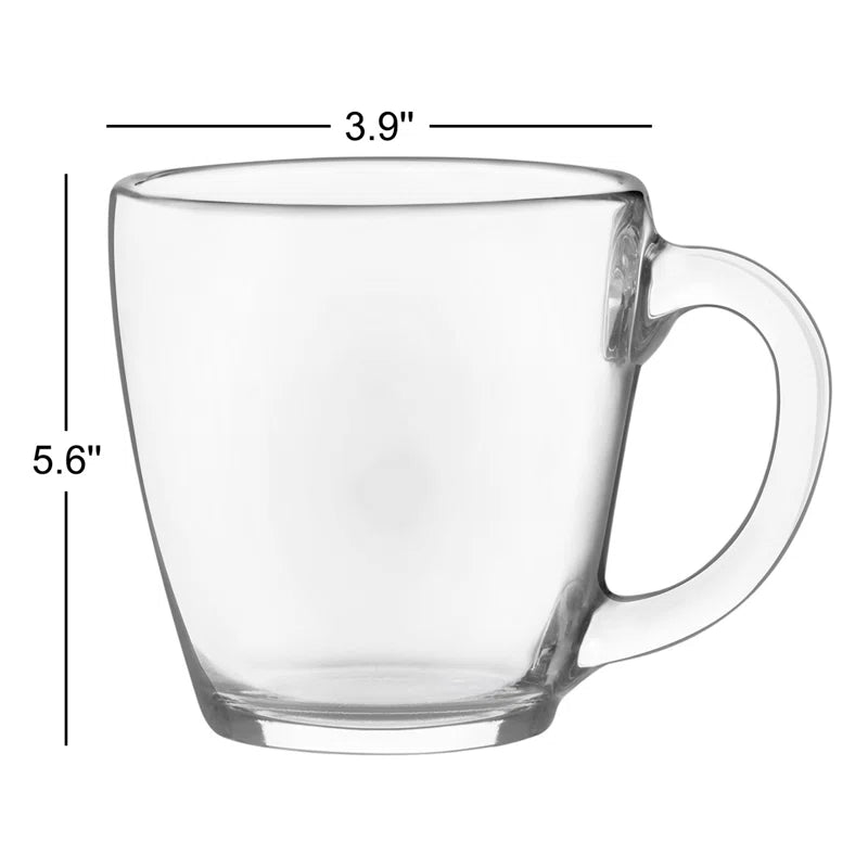 Libbey Tapered Glass Mugs (Set of 8)