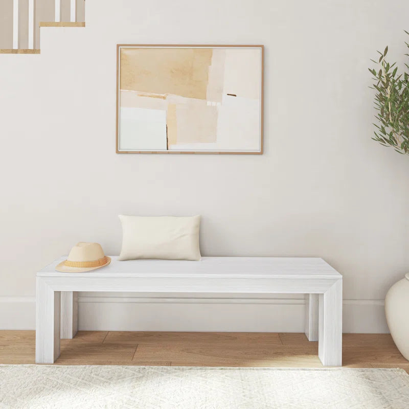 Linzy Modern Wood Bench
