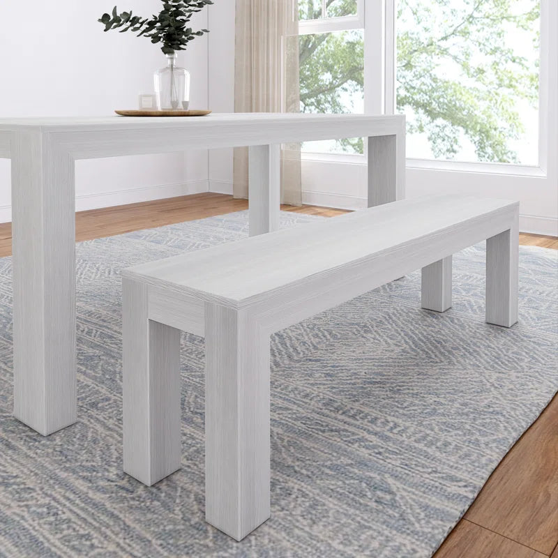 Linzy Modern Wood Bench
