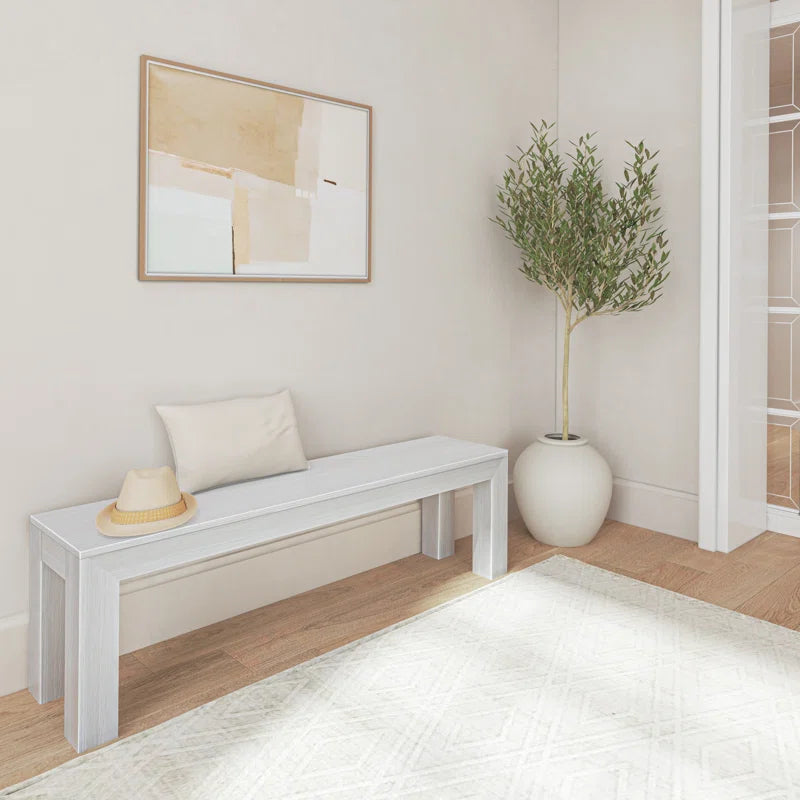 Linzy Modern Wood Bench