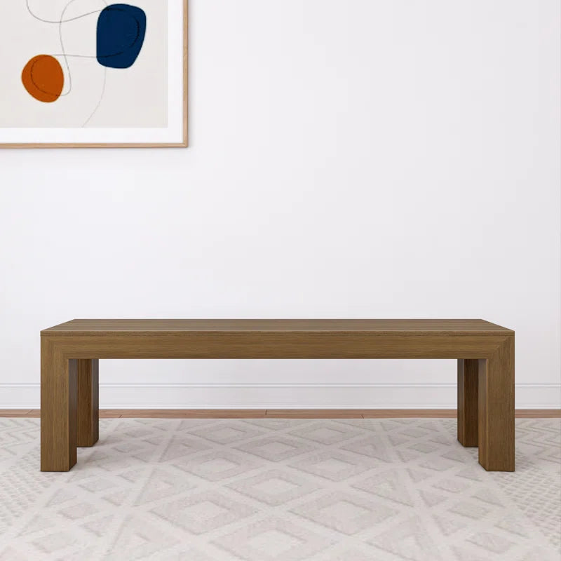 Linzy Modern Wood Bench
