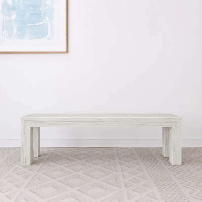 Linzy Modern Wood Bench