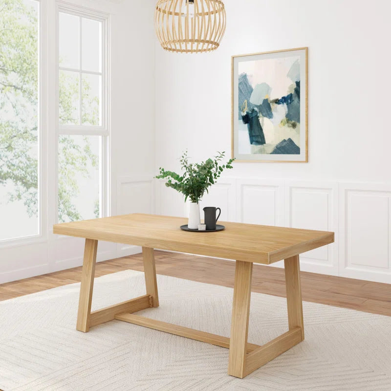 Linzy Pine Solid Wood Dining Table