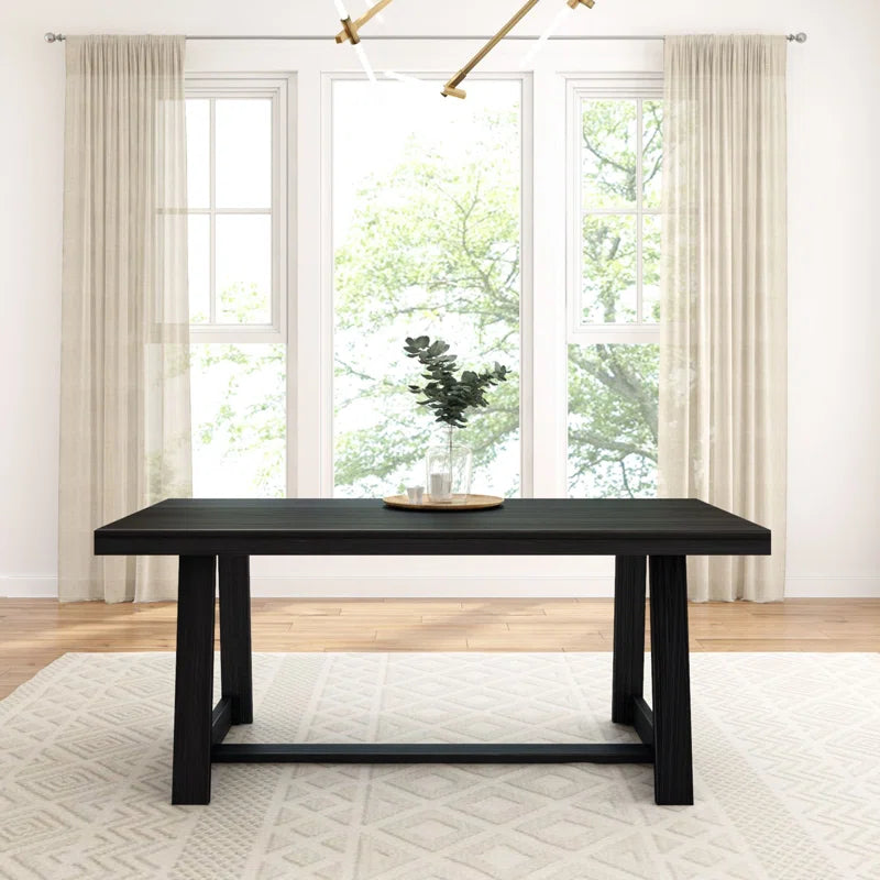 Linzy Pine Solid Wood Dining Table