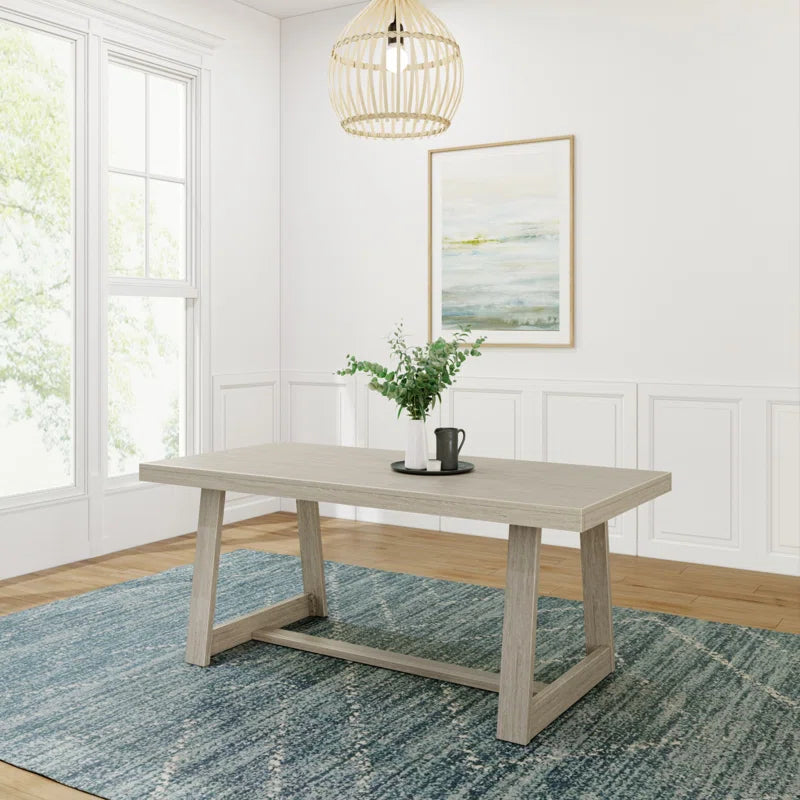 Linzy Pine Solid Wood Dining Table