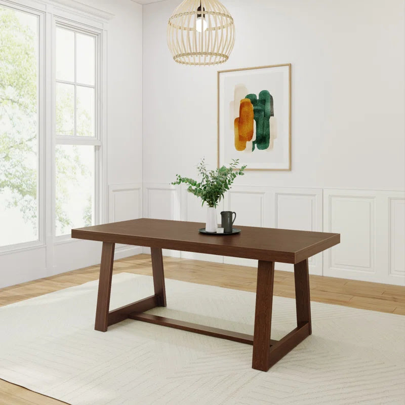 Linzy Pine Solid Wood Dining Table