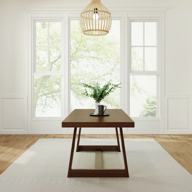 Linzy Pine Solid Wood Dining Table