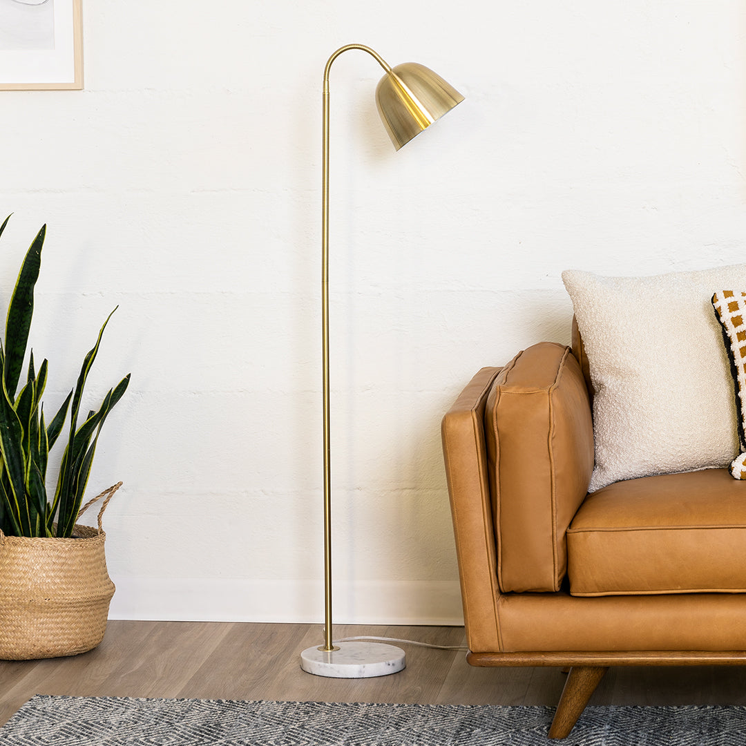 Lissom Floor Lamp - Brass