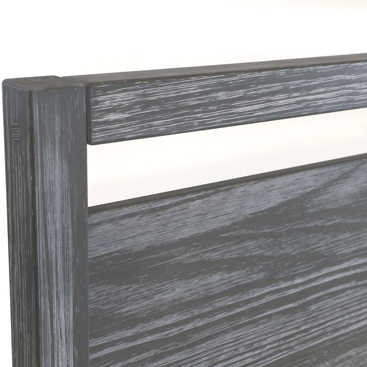 Loft Solid Wood Panel Bed