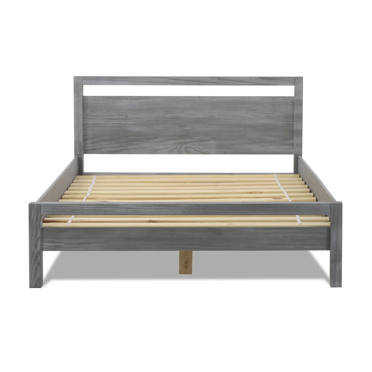 Loft Solid Wood Panel Bed