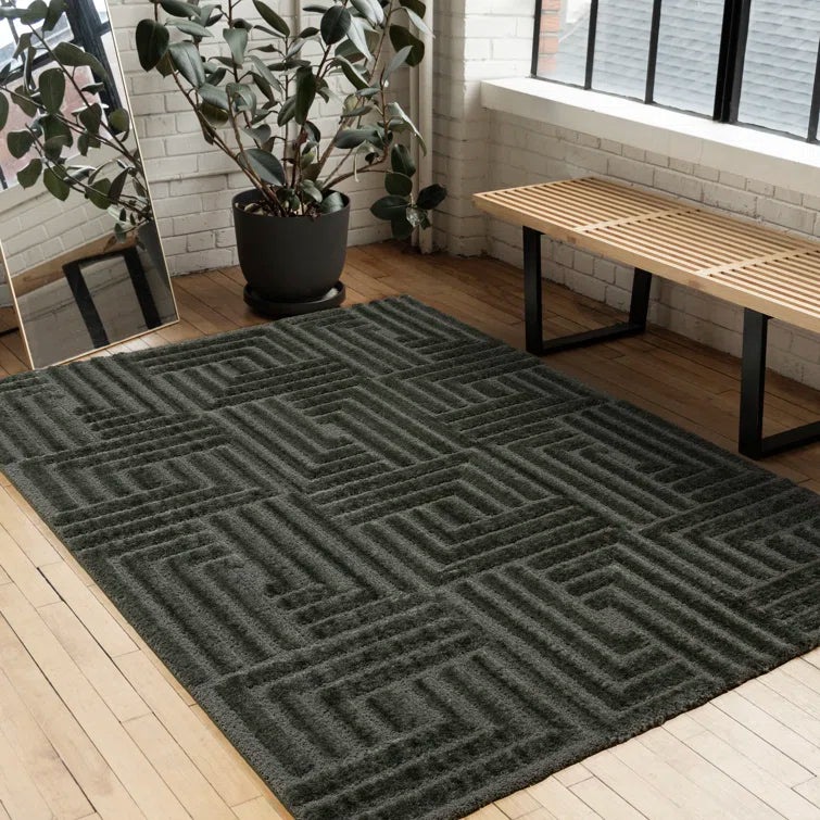 Luxe Geometric Indoor Area Rug