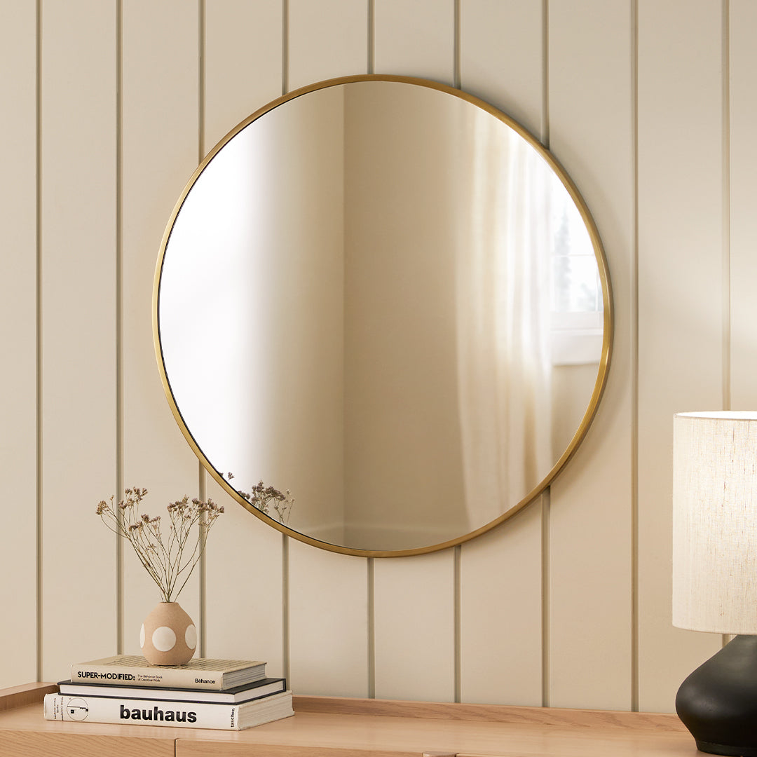 Mansfield Small Round Wall Mirror