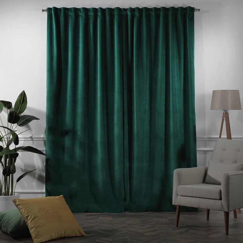 Matte Velvet Extra Wide x Extra Long Custom Made Decorative Double Panel (Set of 2)