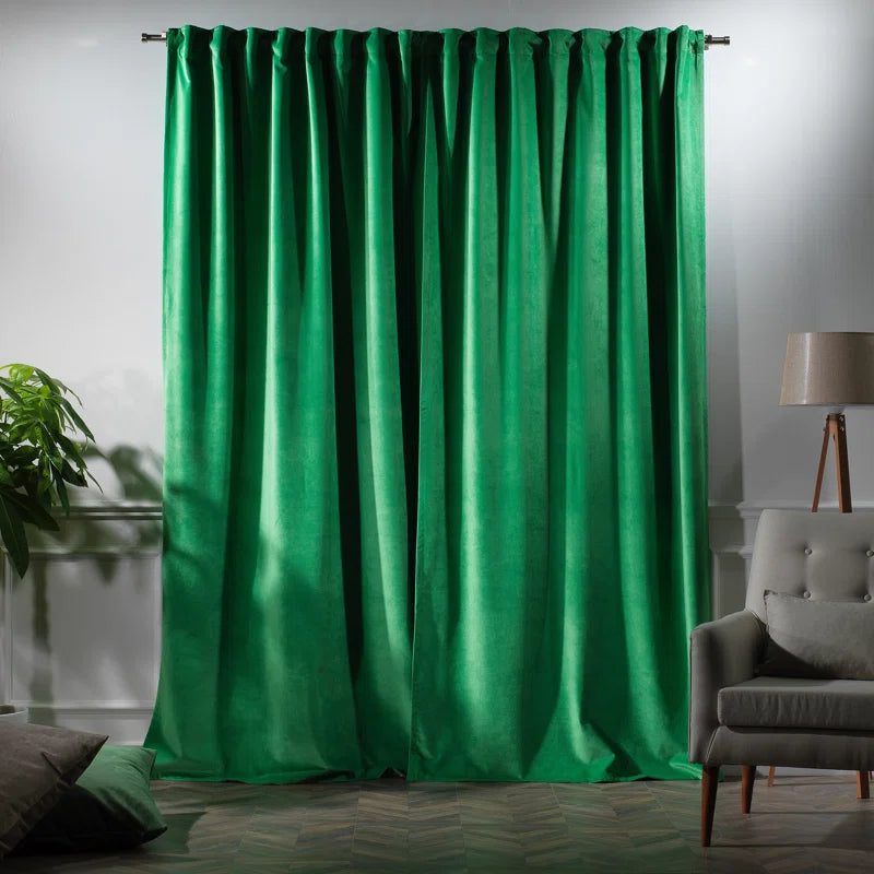 Matte Velvet Extra Wide x Extra Long Custom Made Decorative Double Panel (Set of 2)