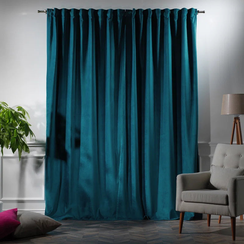Matte Velvet Extra Wide x Extra Long Custom Made Decorative Double Panel (Set of 2)