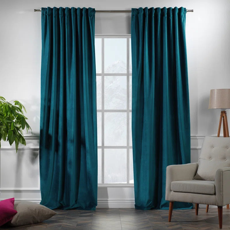 Matte Velvet Extra Wide x Extra Long Custom Made Decorative Double Panel (Set of 2)