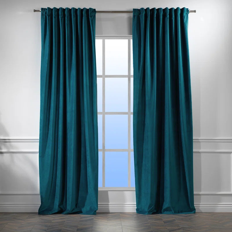 Matte Velvet Extra Wide x Extra Long Custom Made Decorative Double Panel (Set of 2)