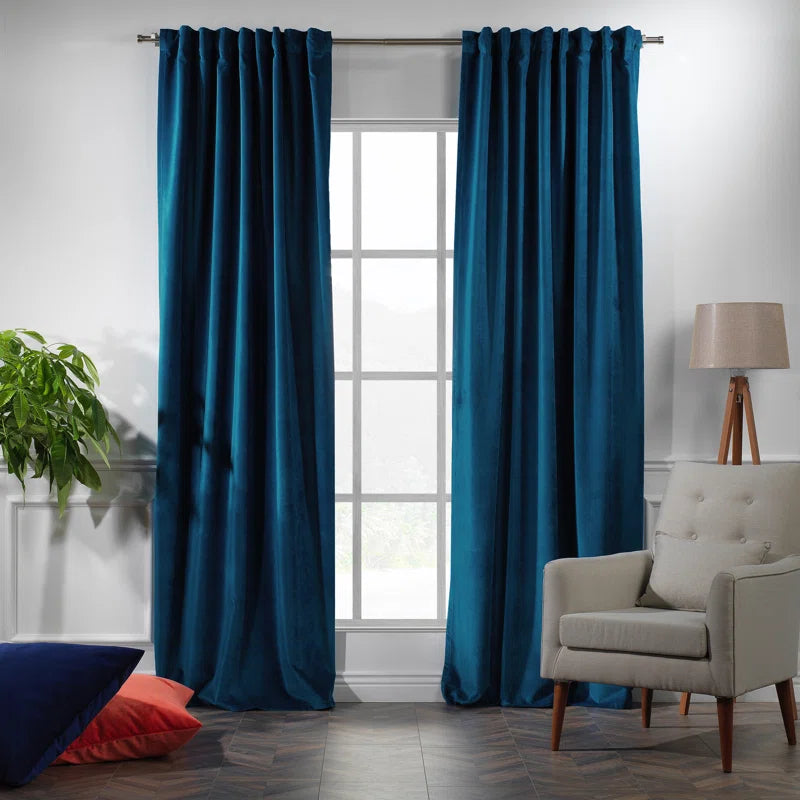 Matte Velvet Extra Wide x Extra Long Custom Made Decorative Double Panel (Set of 2)