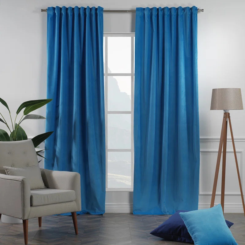Matte Velvet Extra Wide x Extra Long Custom Made Decorative Double Panel (Set of 2)