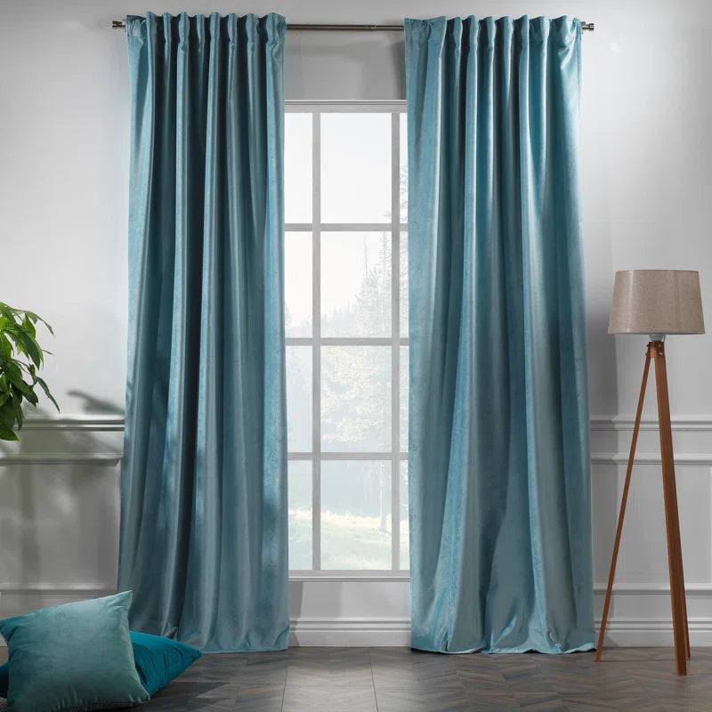Matte Velvet Extra Wide x Extra Long Custom Made Decorative Double Panel (Set of 2)