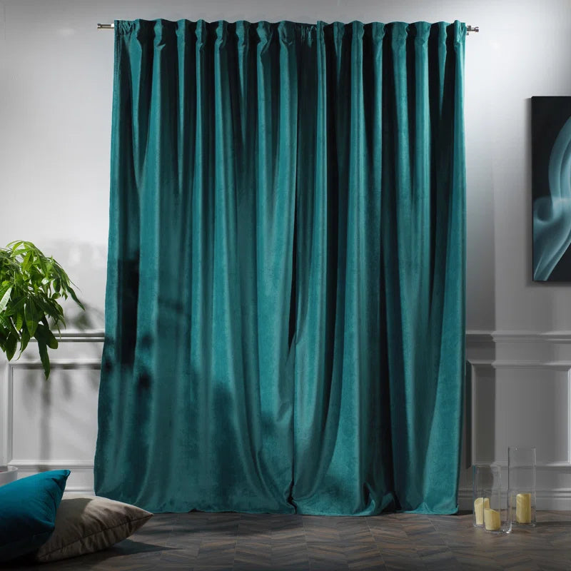 Matte Velvet Extra Wide x Extra Long Custom Made Decorative Double Panel (Set of 2)