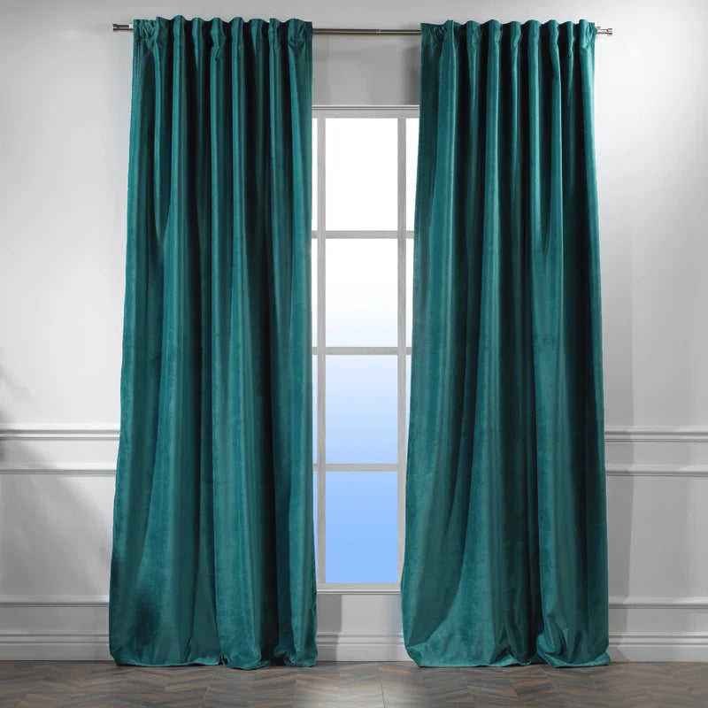 Matte Velvet Extra Wide x Extra Long Custom Made Decorative Double Panel (Set of 2)