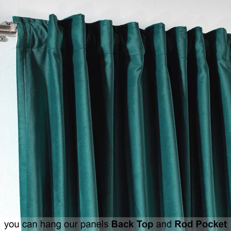 Matte Velvet Extra Wide x Extra Long Custom Made Decorative Double Panel (Set of 2)