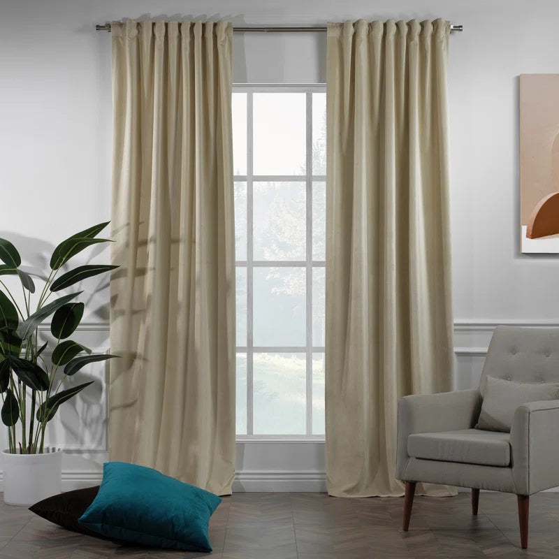 Matte Velvet Extra Wide x Extra Long Custom Made Decorative Double Panel (Set of 2)