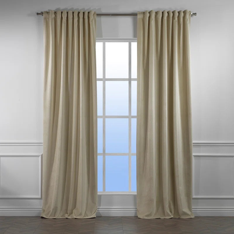 Matte Velvet Extra Wide x Extra Long Custom Made Decorative Double Panel (Set of 2)