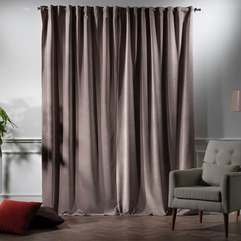 Matte Velvet Extra Wide x Extra Long Custom Made Decorative Double Panel (Set of 2)