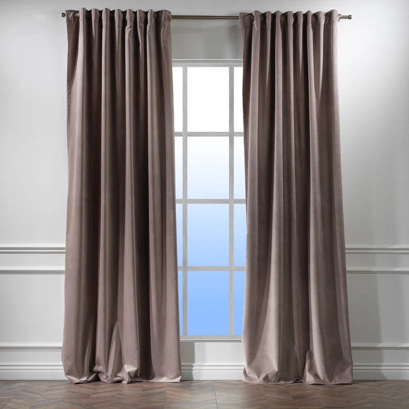 Matte Velvet Extra Wide x Extra Long Custom Made Decorative Double Panel (Set of 2)