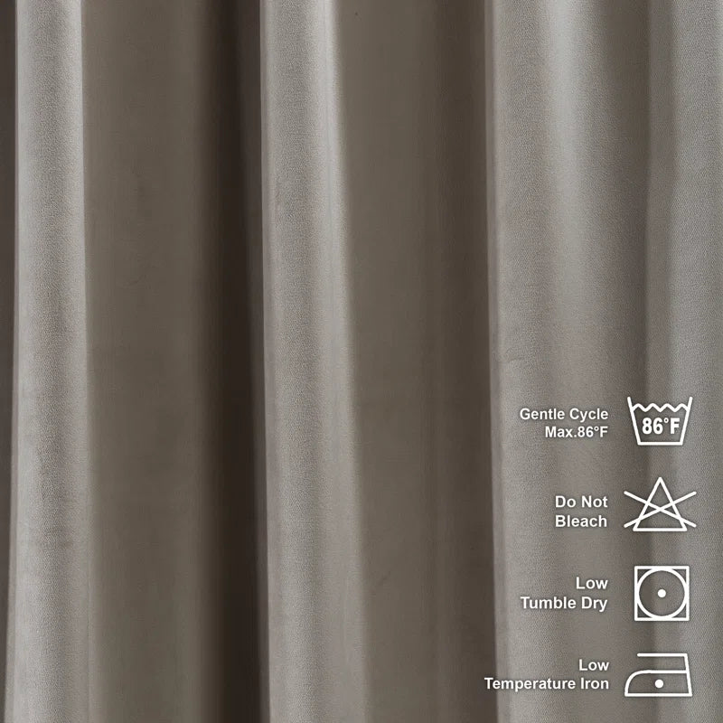 Matte Velvet Extra Wide x Extra Long Custom Made Decorative Double Panel (Set of 2)
