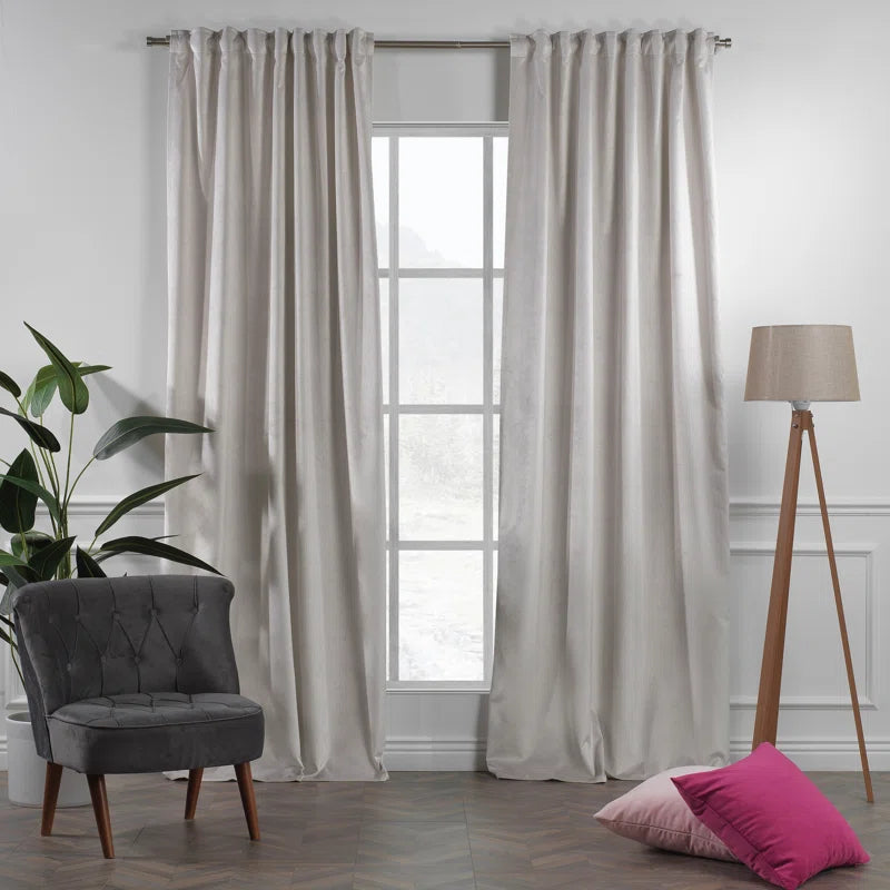 Matte Velvet Extra Wide x Extra Long Custom Made Decorative Double Panel (Set of 2)