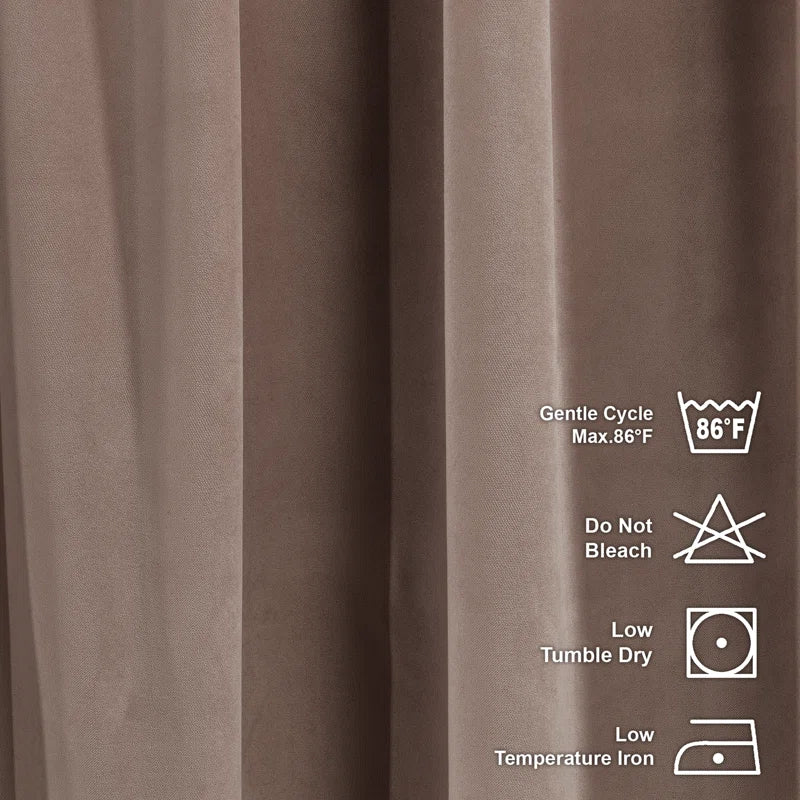 Matte Velvet Extra Wide x Extra Long Custom Made Decorative Double Panel (Set of 2)