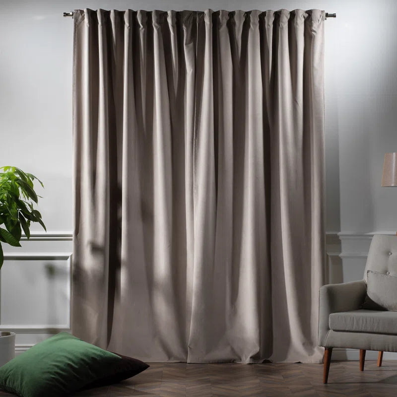 Matte Velvet Extra Wide x Extra Long Custom Made Decorative Double Panel (Set of 2)
