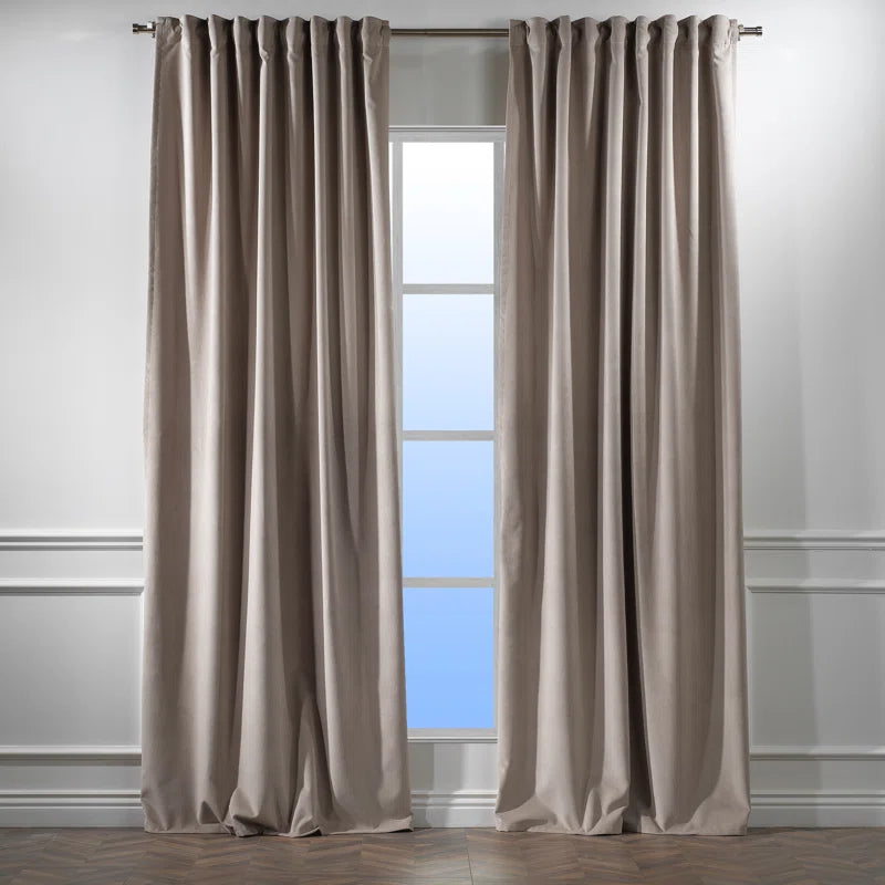 Matte Velvet Extra Wide x Extra Long Custom Made Decorative Double Panel (Set of 2)