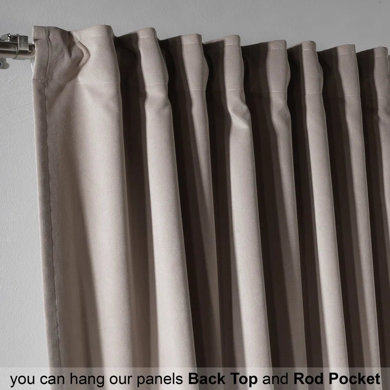 Matte Velvet Extra Wide x Extra Long Custom Made Decorative Double Panel (Set of 2)