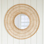 Meron Round Wall Mirror - Natural