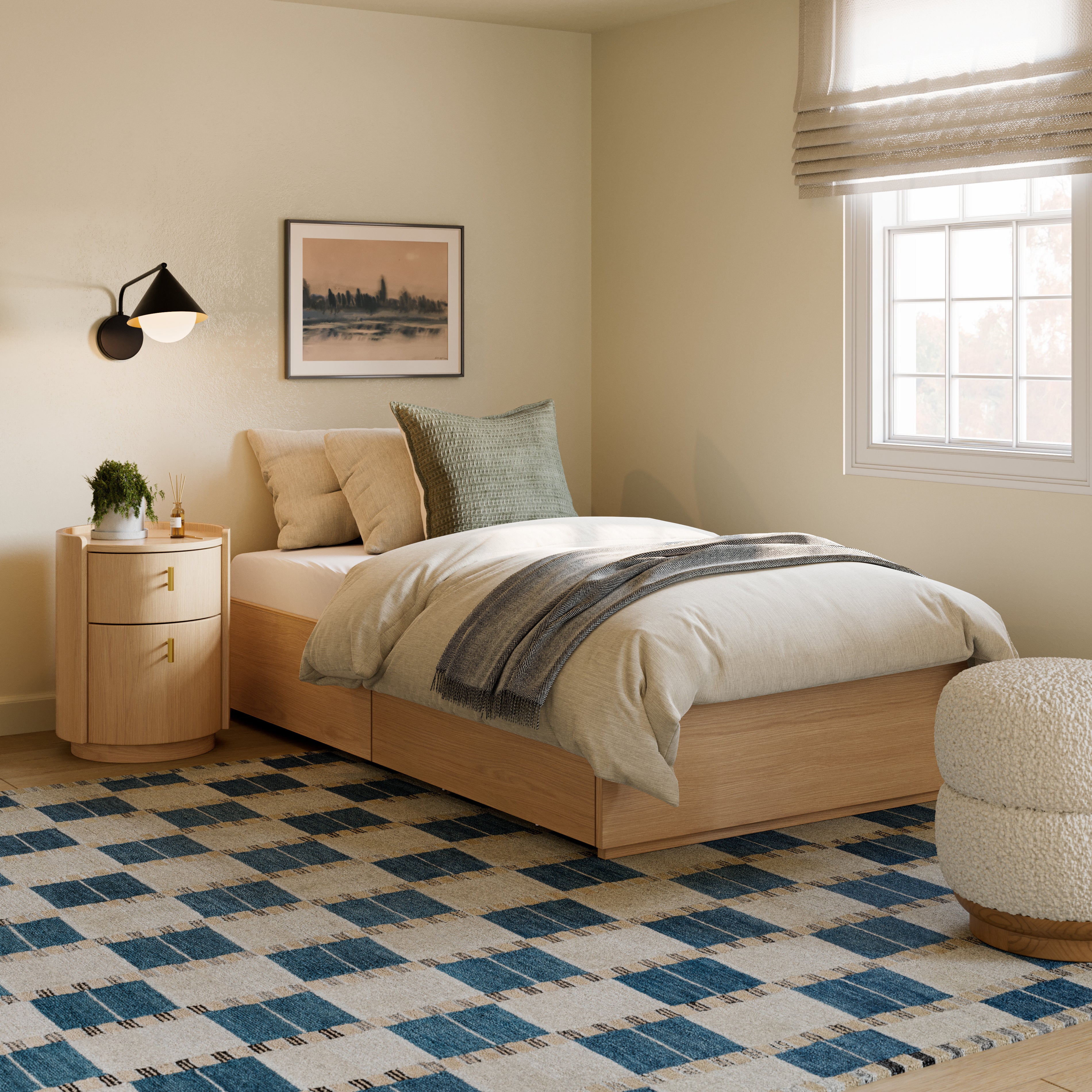 Miila 2-Drawer Nightstand