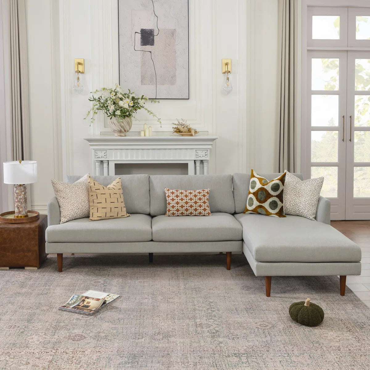 Miller 2 - Piece Upholstered Chaise Sectional