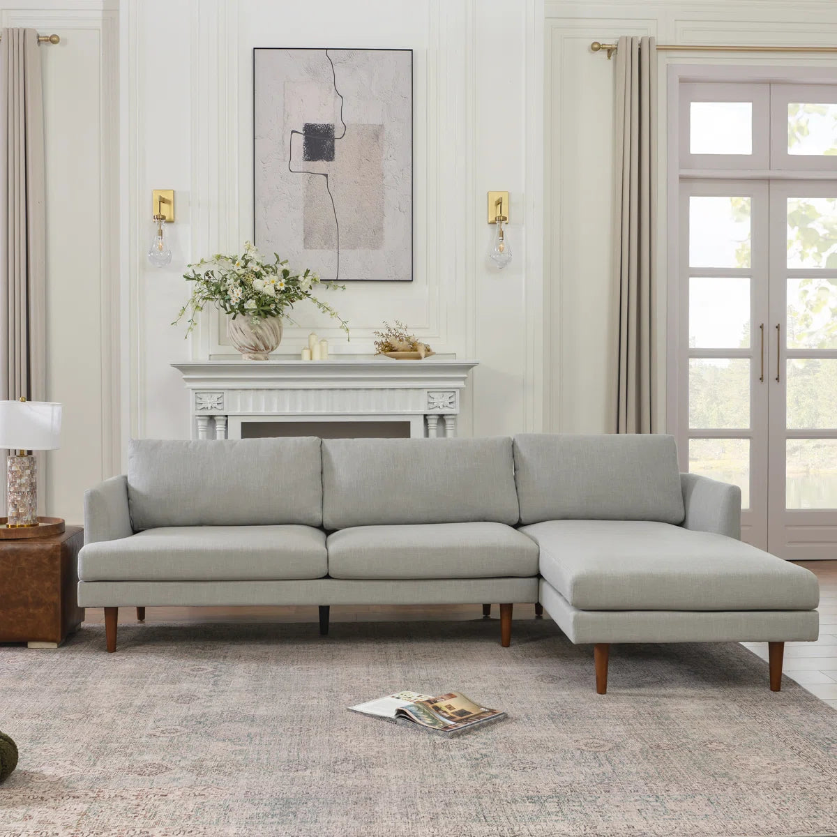 Miller 2 - Piece Upholstered Chaise Sectional